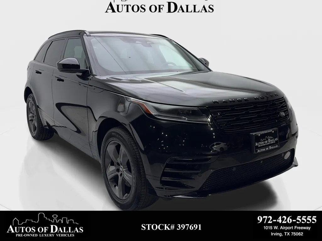 Black 2025 Land Rover Range Rover Velar Dynamic SE NAV,CAM,PANO,HTD STS,BLIND SPOT for sale in Irving, TX