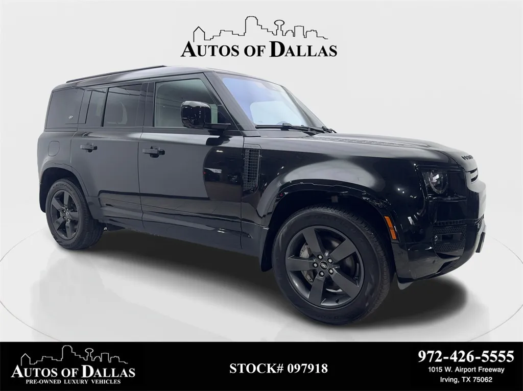 Black 2022 Land Rover Defender 110 X-Dynamic SE for sale in Irving, TX