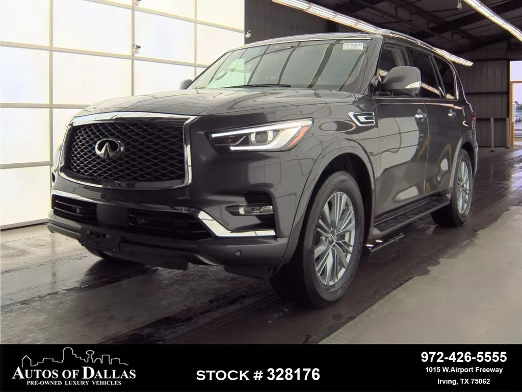 2024 INFINITI QX80 LUXE NAV,CAM,SUNROOF,HTD STS,BLIND SPOT,3RD ROW for sale in Irving, TX