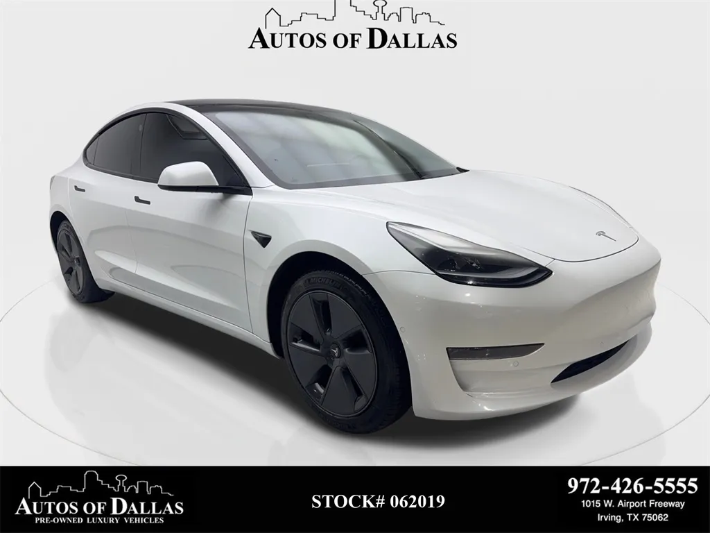 2021 Tesla Model 3 Standard Range Plus NAV,CAM,PANO,HTD STS,BLIND SPO