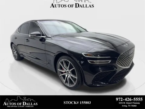 Black 2025 Genesis G70 2.5T NAV,CAM,HTD STS,BLIND SPOT,19" WHLS for sale in Irving, TX