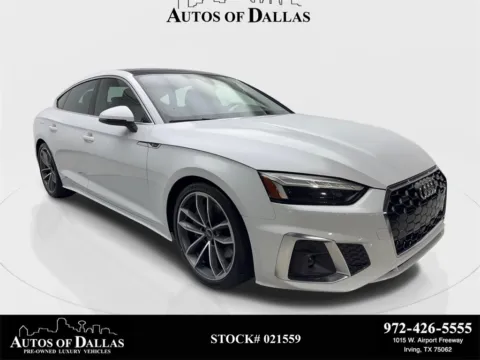 White 2023 Audi A5 Sportback 45 S line Premium for sale in Irving, TX