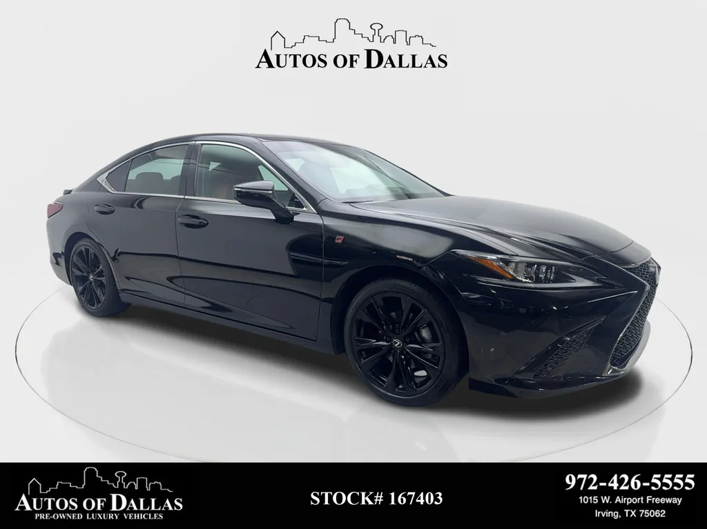 2024 Lexus ES 350 F Sport CAM,SUNROOF,CLMT STS,BLIND SPT,19" WLS