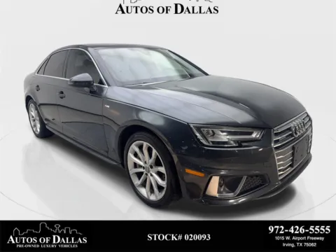 Gray 2019 Audi A4 2.0T Premium Plus for sale in Irving, TX