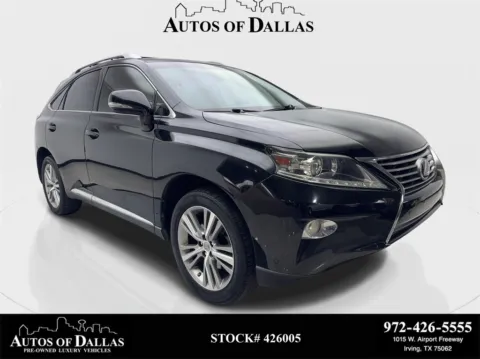 Black 2015 Lexus RX 350 for sale in Irving, TX