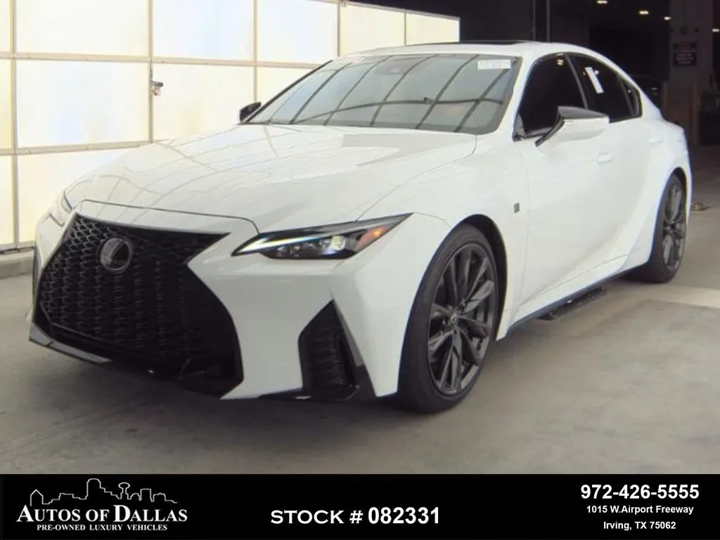 2024 Lexus IS 350 F SPORT Design CAM,SUNROOF,CLMT STS,BLIND SPOT