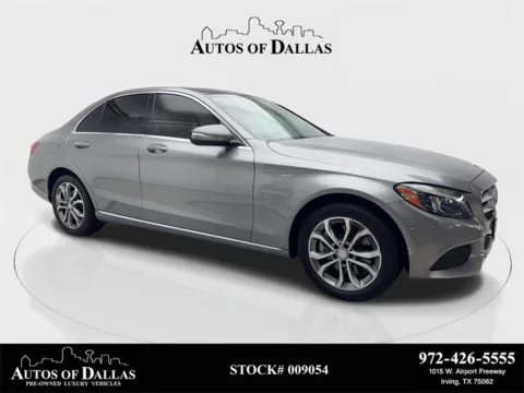 Gray 2015 Mercedes-Benz C-Class C 300 for sale in Irving, TX