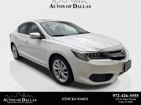 White 2016 Acura ILX 2.4L for sale in Irving, TX