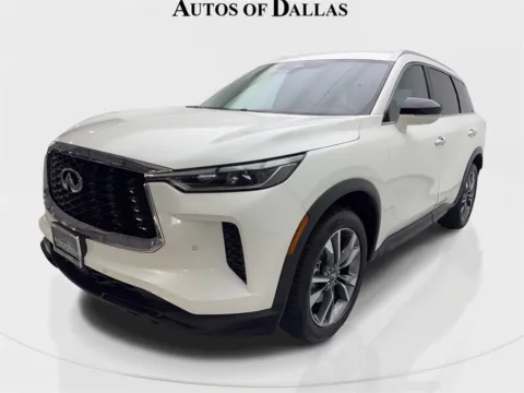Another view of 2024 INFINITI QX60 LUXE NAV,CAM,SUNROOF,CLMT STS,BLIND SPOT,3RD ROW for sale in Irving, TX at Autos of Dallas - Irving