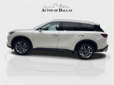 More photos of 2024 INFINITI QX60 LUXE NAV,CAM,SUNROOF,CLMT STS,BLIND SPOT,3RD ROW at Autos of Dallas - Irving, TX