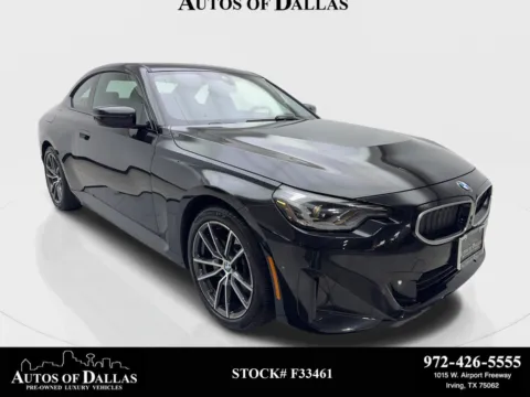Black 2025 BMW 2 Series 230i xDrive SPORT LINE,NAV,CAM,SUNROOF,BLIND SPOT for sale in Irving, TX