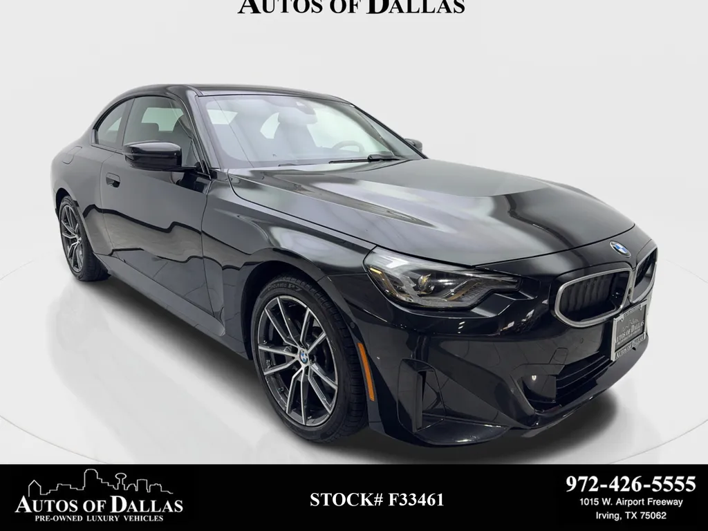 Black 2025 BMW 2 Series 230i xDrive SPORT LINE,NAV,CAM,SUNROOF,BLIND SPOT for sale in Irving, TX