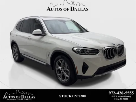White 2023 BMW X3 sDrive30i X LINE,NAV,CAM,PANO,HTD STS,BLIND SPOT for sale in Irving, TX