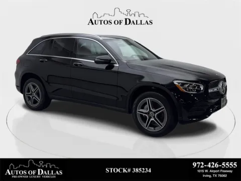 Black 2022 Mercedes-Benz GLC 300 AMG NIGHT PKG,NAV,CAM,PANO,BLIND SPOT for sale in Irving, TX