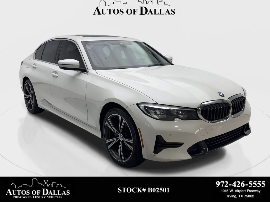 White 2019 BMW 3 Series 330i for sale in Irving, TX