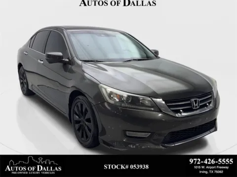 Brown 2013 Honda Accord EX-L for sale in Irving, TX