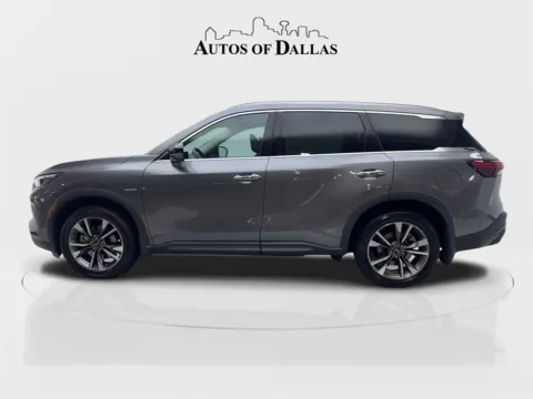 More photos of 2023 INFINITI QX60 LUXE NAV,CAM,SUNROOF,CLMT STS,BLIND SPOT,3RD ROW at Autos of Dallas - Irving, TX