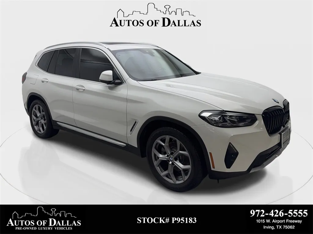 White 2023 BMW X3 sDrive30i X LINE,NAV,CAM,PANO,HTD STS,BLIND SPOT for sale in Irving, TX