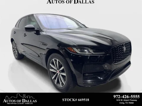 Blue 2021 Jaguar F-PACE S for sale in Irving, TX