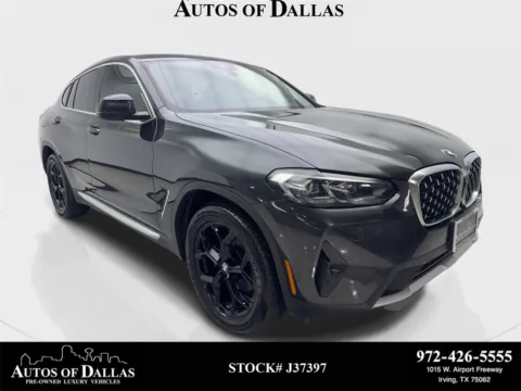 Gray 2022 BMW X4 xDrive30i X LINE,NAV,CAM,PANO,HTD STS,BLIND SPOT for sale in Irving, TX