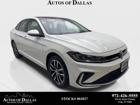 Photos of 2025 Volkswagen Jetta 1.5T SE CAM,SUNROOF,HTD STS,BLIND SPOT,17" WLS for sale in Irving, TX at Autos of Dallas - Irving