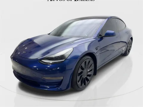 Another view of 2021 Tesla Model 3 Performance for sale in Irving, TX at Autos of Dallas - Irving