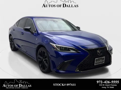 Blue 2021 Lexus ES 350 F Sport for sale in Irving, TX