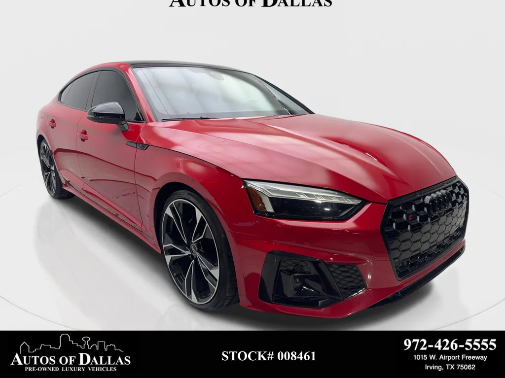 Red 2024 Audi S5 Sportback Premium Plus CAM,PANO,HTD STS,BLIND SPOT,20" WLS for sale in Irving, TX
