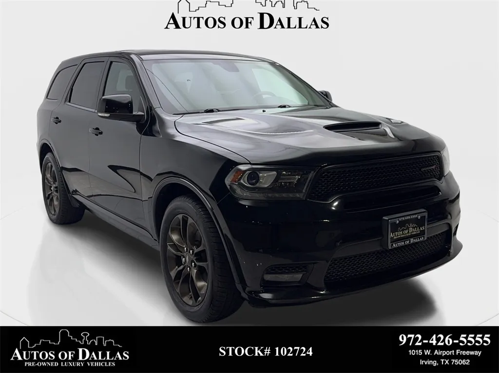 Black 2020 Dodge Durango GT Plus for sale in Irving, TX