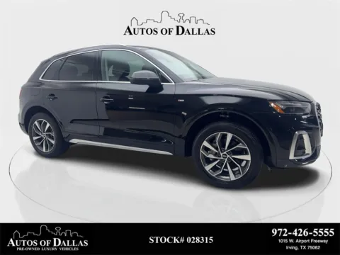 Black 2022 Audi Q5 45 S line Premium CAM,PANO,HTD STS,BLIND SPOT,19" for sale in Irving, TX