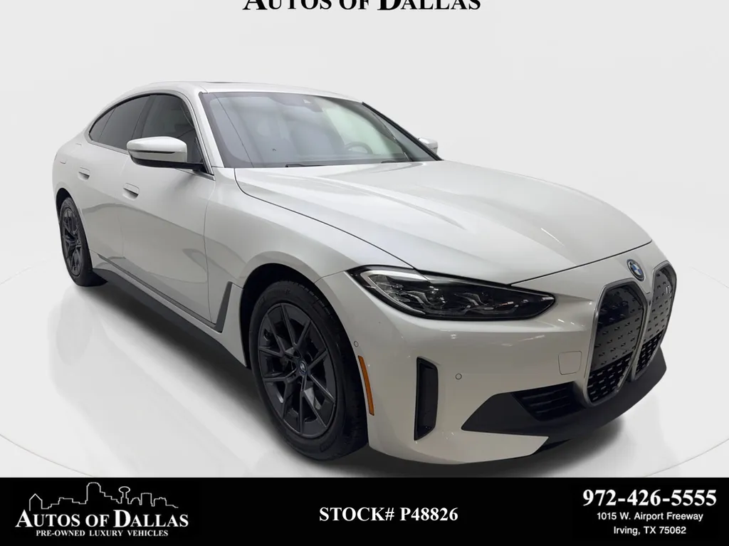 White 2023 BMW i4 eDrive35 NAV,CAM,SUNROOF,HTD STS,BLIND SPOT for sale in Irving, TX
