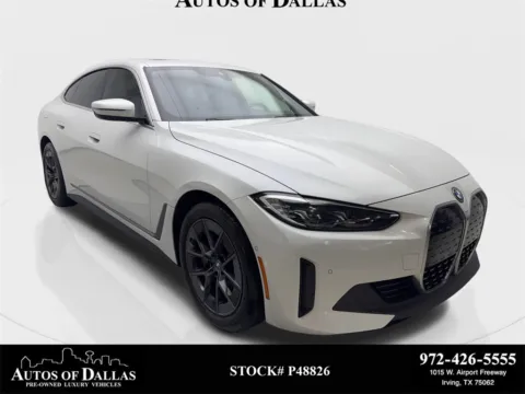 White 2023 BMW i4 eDrive35 NAV,CAM,SUNROOF,HTD STS,BLIND SPOT for sale in Irving, TX