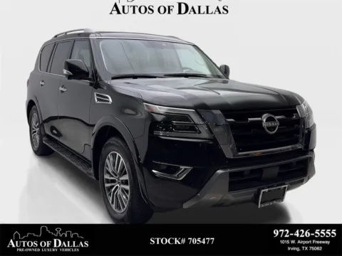 Black 2024 Nissan Armada SL NAV,CAM,SUNROOF,HTD STS,BLIND SPOT,3RD ROW for sale in Irving, TX