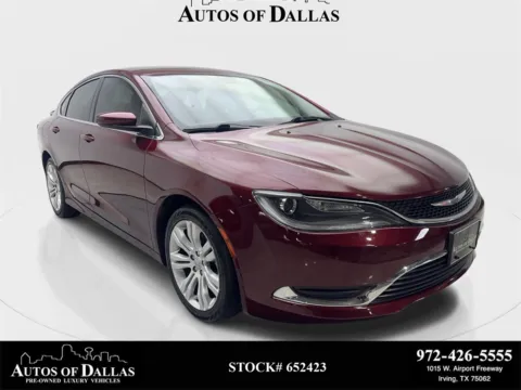 Red 2015 Chrysler 200 Limited for sale in Irving, TX