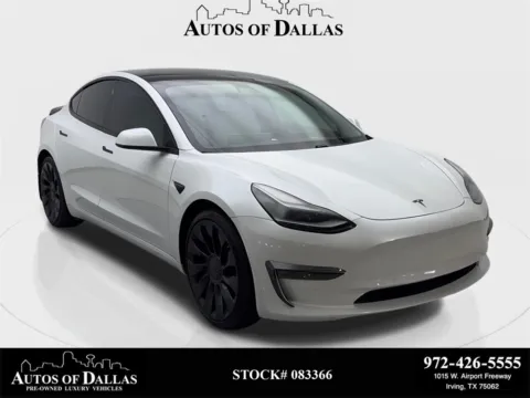 White 2021 Tesla Model 3 Performance for sale in Irving, TX
