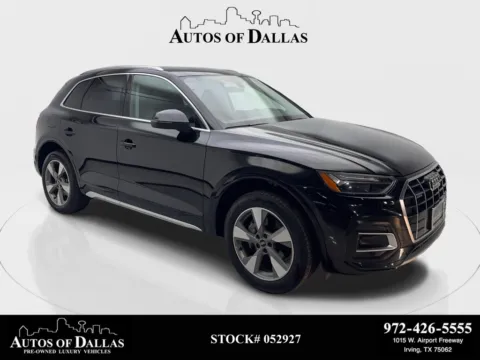 Black 2023 Audi Q5 40 Premium CAM,PANO,HTD STS,BLIND SPOT,19" WLS for sale in Irving, TX