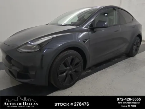 Blue 2025 Tesla Model Y Long Range NAV,CAM,PANO,HTD STS,BLIND SPOT,19" WLS for sale in Irving, TX