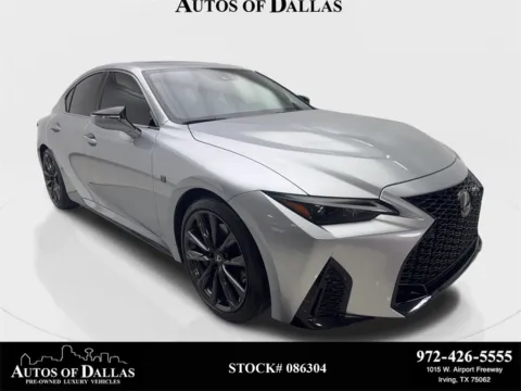 Black 2025 Lexus IS 350 F SPORT Design CAM,SUNROOF,CLMT STS,BLIND SPOT for sale in Irving, TX