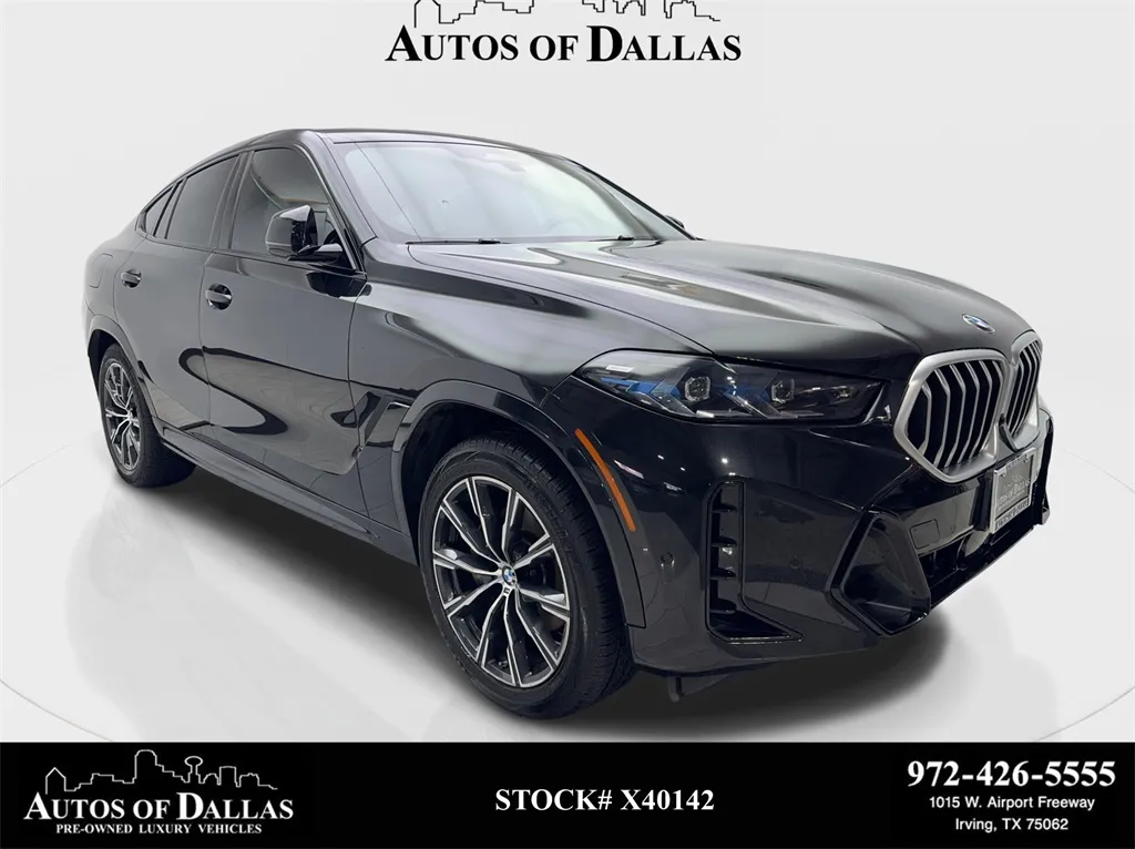 White 2025 BMW X6 xDrive40i for sale in Irving, TX