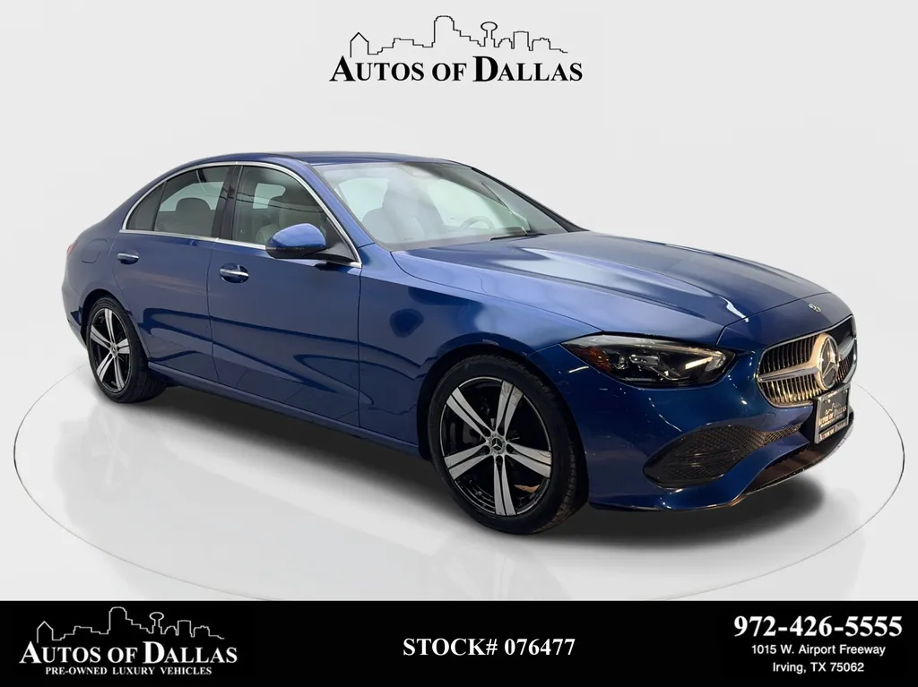 Black 2023 Mercedes-Benz C-Class C 300 NAV,CAM,PANO,HTD STS,BLIND SPOT for sale in Irving, TX