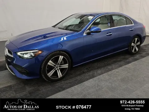 Black 2023 Mercedes-Benz C-Class C 300 NAV,CAM,PANO,HTD STS,BLIND SPOT for sale in Irving, TX