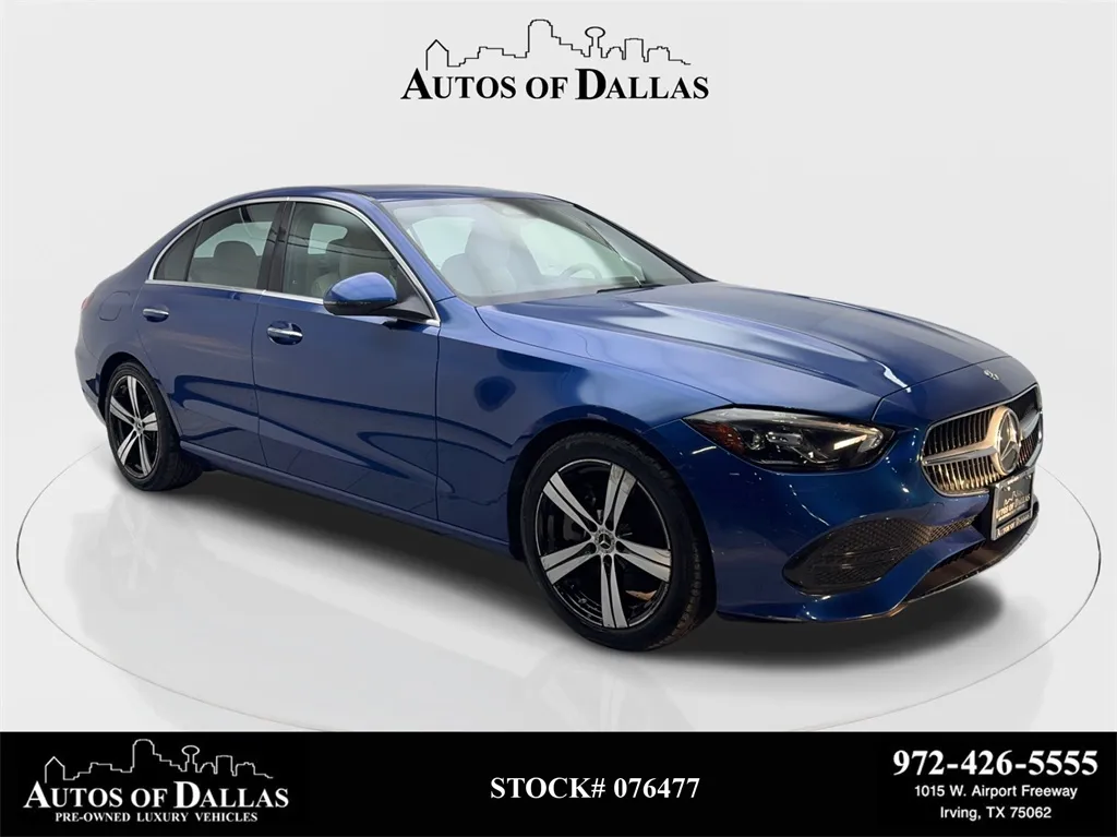 Black 2023 Mercedes-Benz C-Class C 300 NAV,CAM,PANO,HTD STS,BLIND SPOT for sale in Irving, TX