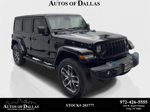 Black 2024 Jeep Wrangler Sport S 4xe for sale in Irving, TX