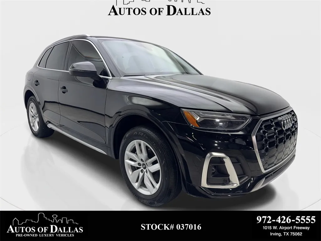 Black 2023 Audi Q5 45 S line Premium CAM,PANO,HTD STS,BLIND SPOT for sale in Irving, TX