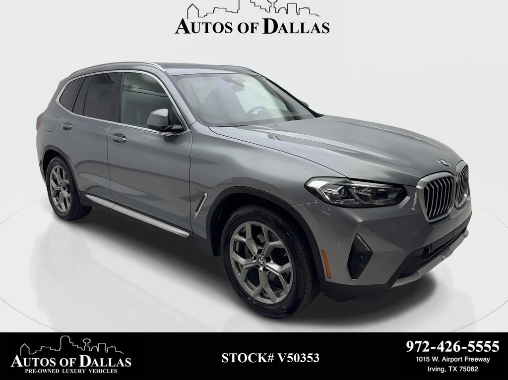 White 2024 BMW X3 sDrive30i X LINE,NAV,CAM,PANO,HTD STS,BLIND SPOT for sale in Irving, TX