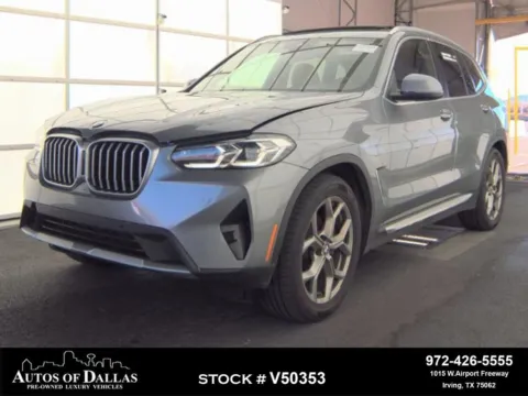 Photos of 2024 BMW X3 sDrive30i X LINE,NAV,CAM,PANO,HTD STS,BLIND SPOT for sale in Irving, TX at Autos of Dallas - Irving
