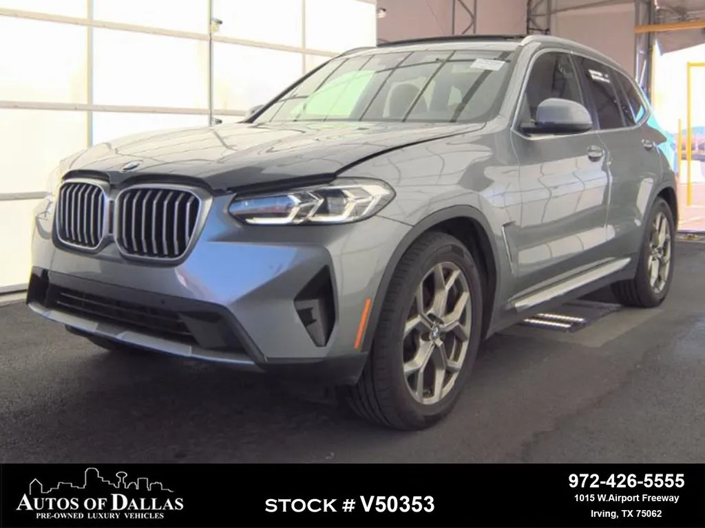 White 2024 BMW X3 sDrive30i X LINE,NAV,CAM,PANO,HTD STS,BLIND SPOT for sale in Irving, TX
