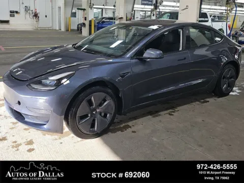 Blue 2023 Tesla Model 3 NAV,CAM,PANO,HTD STS,BLIND SPOT for sale in Irving, TX