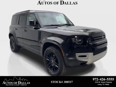 Black 2025 Land Rover Defender 110 S NAV,CAM,PANO,HTD STS,BLIND SPOT for sale in Irving, TX