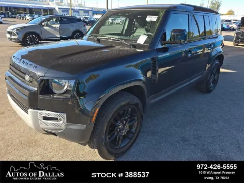 Black 2025 Land Rover Defender 110 S NAV,CAM,PANO,HTD STS,BLIND SPOT for sale in Irving, TX